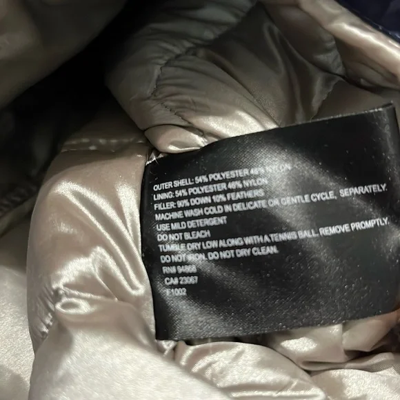 Bernardo Goose Down Filled Puffer Vest Blue - Picture 6 of 7